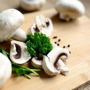 Fresh Button Mushrooms 200g