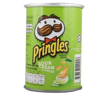 PRINGLES POTATO CHIPS SOUR CREAM & ONION 12 X 42 GM