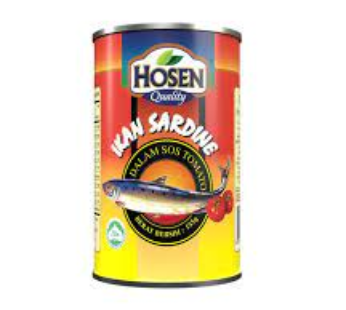 HOSEN SARDINE TOMATO SAUCE 155 G