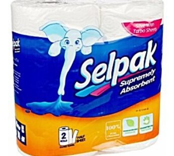 SELPAK PAPER TOWEL SUPER ABSORBENT 2 ROLL 12 BUNDLE