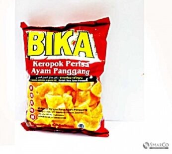 BIKA SNACK 60G ROASTED CHICKEN FLAVOURED CRACKERS 0200 (6 X 10’S X 60G)