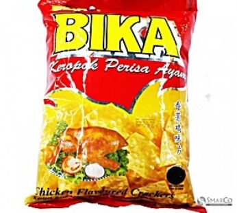 BIKA SNACK 60G CHICKEN FLAVOURED CRACKERS 3065 (6 X 10’S X 60G)