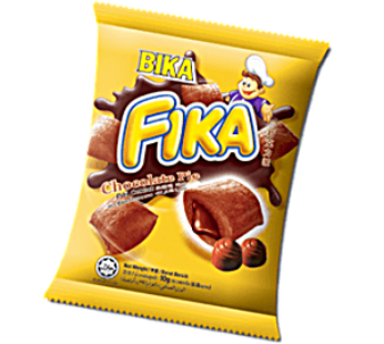 BIKA FIKA SNACK 60G CHOCOLATE PIE 3171 (6 X 10’S X 60G)