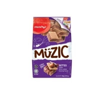 MUZIC WAFER CUBE CHOCOLATE 90G