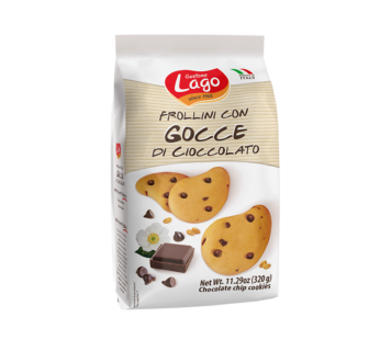 LAGO CHOCOLATE CHIP COOKIES 320G (1X12)