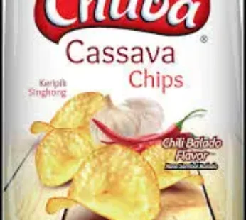 CHUBA SNACK CASSAVA CHILI 16X140 GR